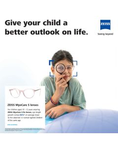 ZEISS MyoCare S lenses Girl